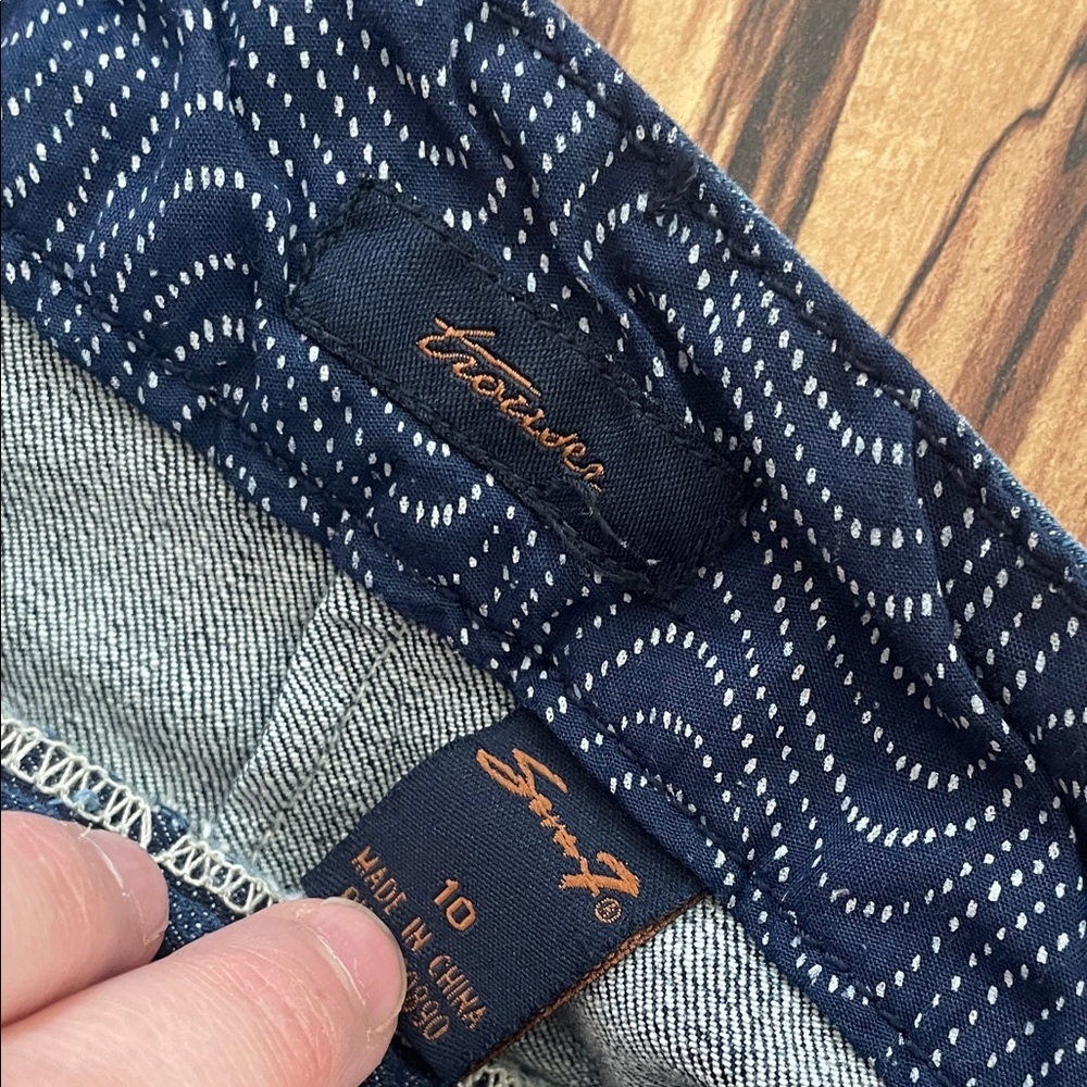 Seven7 Dark Blue Denim Jeans - Picture 8 of 10